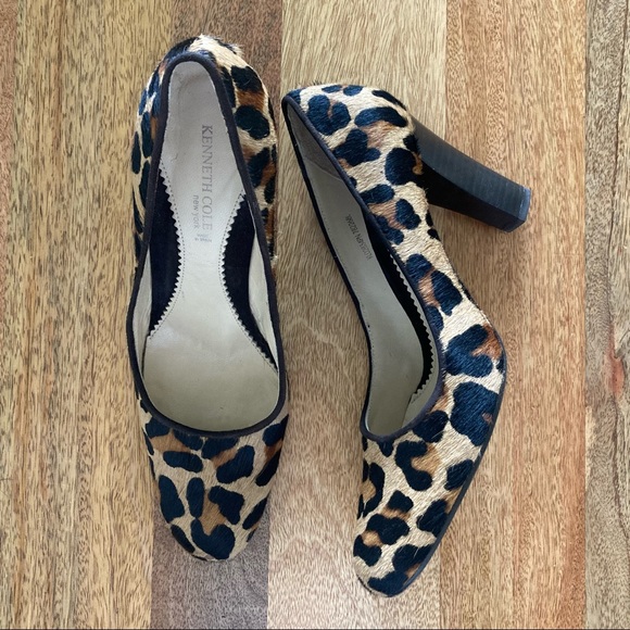 Kenneth Cole Calf Hair Leopard Print 